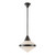 Willard 14-in Urban Bronze/Opal Matte Glass 1 Light Pendant