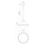 Willard 14-in Urban Bronze/Opal Matte Glass 1 Light Pendant