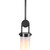 Wynwood 15-in Urban Bronze/Glossy Opal 1 Light Pendant