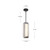 Alai 16-in Vintage Brass/Ribbed Glass LED Pendant