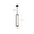 Alai 24-in Vintage Brass/Ribbed Glass LED Pendant