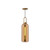 Soji 6-in Aged Gold/Copper Glass 1 Light Pendant