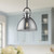 Waldo 14-in Matte Black/Smoked 1 Light Pendant