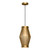 Hana 9-in Aged Gold/Opal Matte Glass 1 Light Pendant