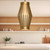 Hana 9-in Aged Gold/Opal Matte Glass 1 Light Pendant