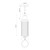 Kent 5-in Clear Ribbed Glass/Matte Black 1 Light Pendant