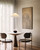 Serena 20-in Matte Black/Opal Glass 1 Light Pendant