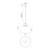 Lancaster 15-in Matte Black 1 Light Pendant