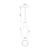 Marcel 4-in Chrome 1 Light Pendant