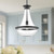 Marcel 10-in Matte Black 1 Light Pendant
