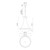 Marcel 18-in Aged Gold 4 Lights Pendant