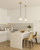 Betty 10-in Aged Gold/Opal Glass 1 Light Pendant
