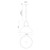 Harper 16-in Steel Shade 1 Light Pendant