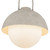 Harper 16-in Steel Shade/Opal Matte Glass 1 Light Pendant