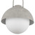 Harper 16-in Steel Shade/Opal Matte Glass 1 Light Pendant