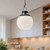 Copperfield 12-in Chrome/Opal Matte Glass 1 Light Pendant
