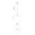 Copperfield 16-in Chrome/Clear Glass 1 Light Pendant