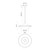 Emiko 16-in Brushed Gold 1 Light Pendant