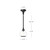 Hazel 6-in Chrome/Opal Matte Glass 1 Light Pendant