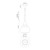 Hazel 10-in Clear Glass/Matte Black 1 Light Pendant