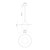 Fuji 16-in Brushed Gold/Opal Matte Glass 1 Light Pendant