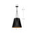 Plisse 16-in Aged Gold 1 Light Pendant