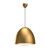 Kenji 20-in Aged Gold/Opal Matte Glass 1 Light Pendant
