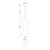 Bijou 7-in Matte Black/Opal Matte Glass LED Pendant