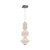 Bijou 8-in Brushed Nickel/Opal Matte Glass LED Pendant