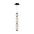 Bijou 5-in Matte Black/Opal Matte Glass LED Pendant