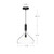 Belleview 12-in Aged Brass/Opal Glass 1 Light Pendant