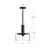 Royale 10-in Aged Gold/Clear Glass 1 Light Pendant