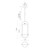 Cyrus 8-in Clear Glass/Matte Black 1 Light Pendant