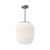 Holden 14-in Brushed Nickel/Opal Matte Glass 1 Light Pendant