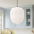 Holden 14-in Brushed Nickel/Opal Matte Glass 1 Light Pendant