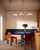 Oscar 46-in Aged Gold/White 5 Lights Pendant