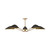 Oscar 46-in Aged Gold/Matte Black 5 Lights Pendant