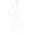 Minori 15-in Burgundy Socket Pendant