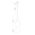 Delilah 10-in Brushed Gold/Clear Glass 1 Light Pendant