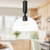 Jude 12-in Clear Glass/Matte Black 1 Light Pendant