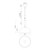 Jude 12-in Brushed Gold/Clear Glass 1 Light Pendant