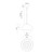Lucy 12-in Brushed Gold/Opal Matte Glass 1 Light Pendant