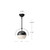 Lucy 12-in Brushed Gold/Opal Matte Glass 1 Light Pendant