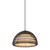 Bondi 16-in Matte Black/Opal 1 Light Pendant