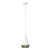 Daphne 7-in White/Brown Cotton Rope 1 Light Pendant