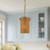 Kai 11-in Brushed Gold Socket Pendant