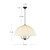 Crosby 24-in Matte Black Socket Pendant