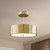 Kensington 12-in Vintage Brass LED Semi Flush Mount