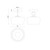 Leota 8-in Matte Black/Clear Glass LED Semi-Flush Mount