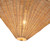 Bridgette 16-in Brushed Gold/Rattan Socket Semi-Flush Mount